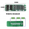 Moduł BMS PCM PCB ładowania i ochrony ogniw Li-ion - 3S - 12V - 20A - do ogniw 18650